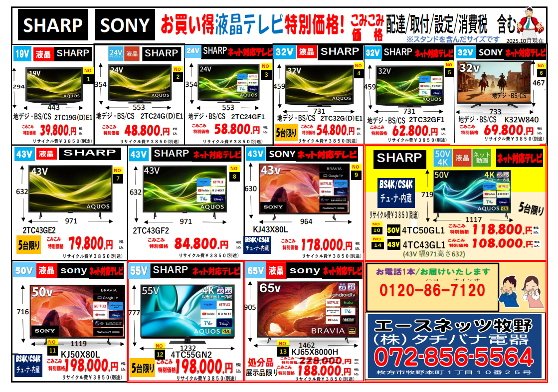 2025.10 tv sony sharp